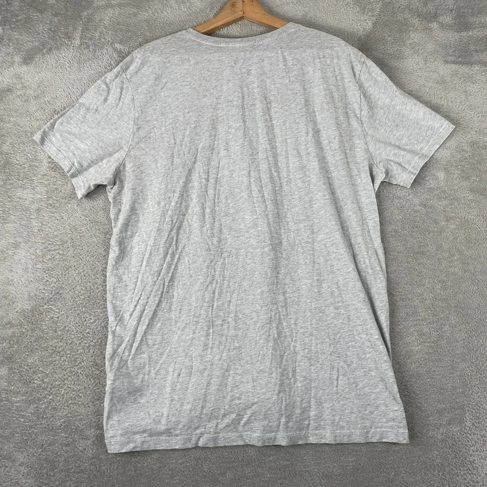 The North Face Henley Shirt Mens XL Gray Heathered Outdoor Gorpcore Casual